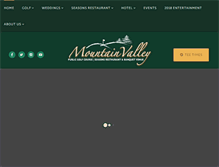 Tablet Screenshot of mtvalleygolf.com